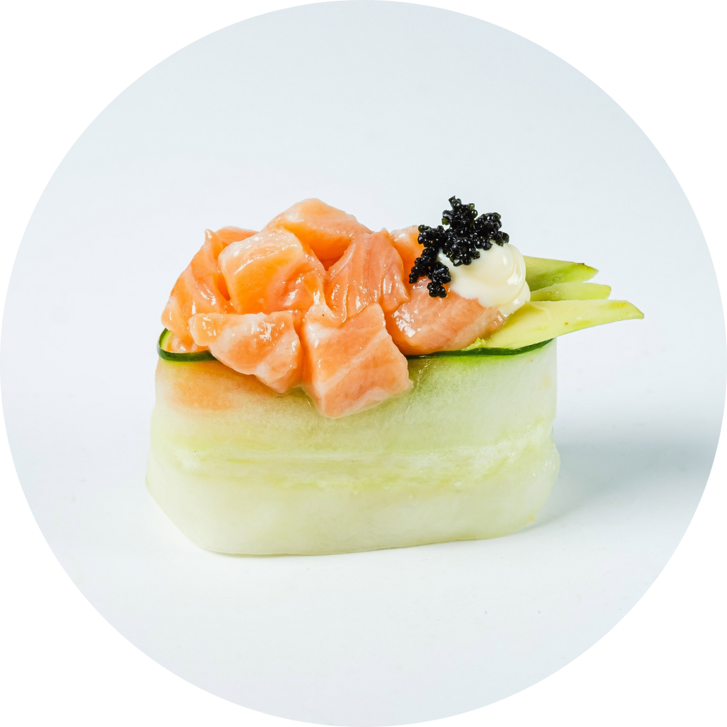 Salmon Cucumber Gunkan